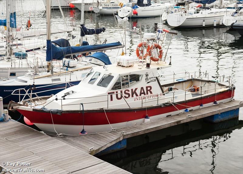tusker (Fishing vessel) - IMO , MMSI 232019505, Call Sign MEJW9 under the flag of United Kingdom (UK)
