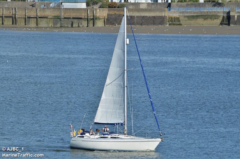mary rose of hamble (Sailing vessel) - IMO , MMSI 235023677, Call Sign MKXV3 under the flag of United Kingdom (UK)