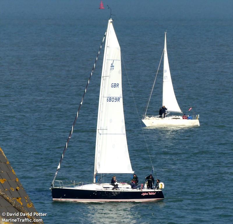jybe talkin (Sailing vessel) - IMO , MMSI 235072078, Call Sign 2CEM5 under the flag of United Kingdom (UK)