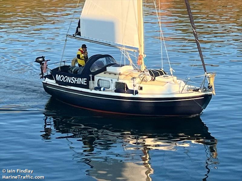 moonshine (Sailing vessel) - IMO , MMSI 235088872, Call Sign 2EXB2 under the flag of United Kingdom (UK)