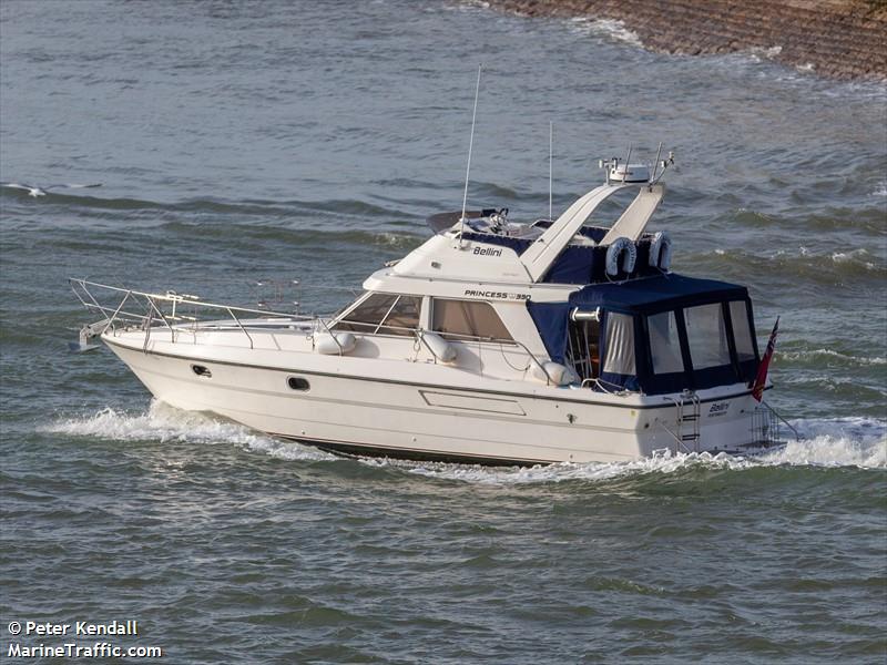 bellini (Pleasure craft) - IMO , MMSI 235101485, Call Sign 2GPE7 under the flag of United Kingdom (UK)