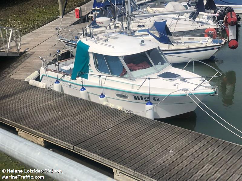 big g (Pleasure craft) - IMO , MMSI 235109964, Call Sign 2IID7 under the flag of United Kingdom (UK)
