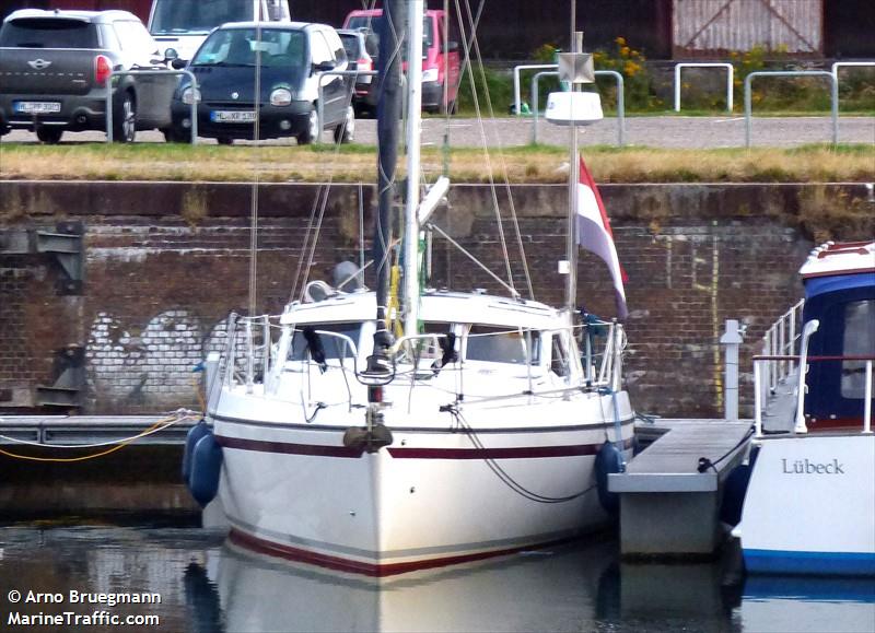 luna-star (Sailing vessel) - IMO , MMSI 244026083, Call Sign PG3595 under the flag of Netherlands