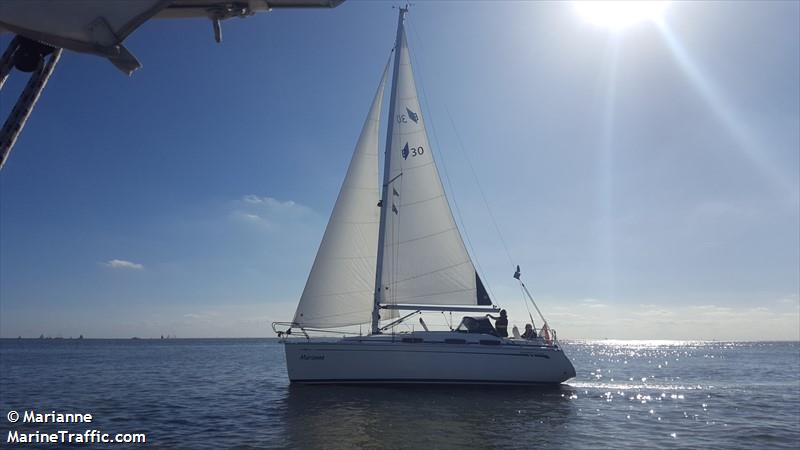 marianne (Sailing vessel) - IMO , MMSI 244615479, Call Sign PG3103 under the flag of Netherlands