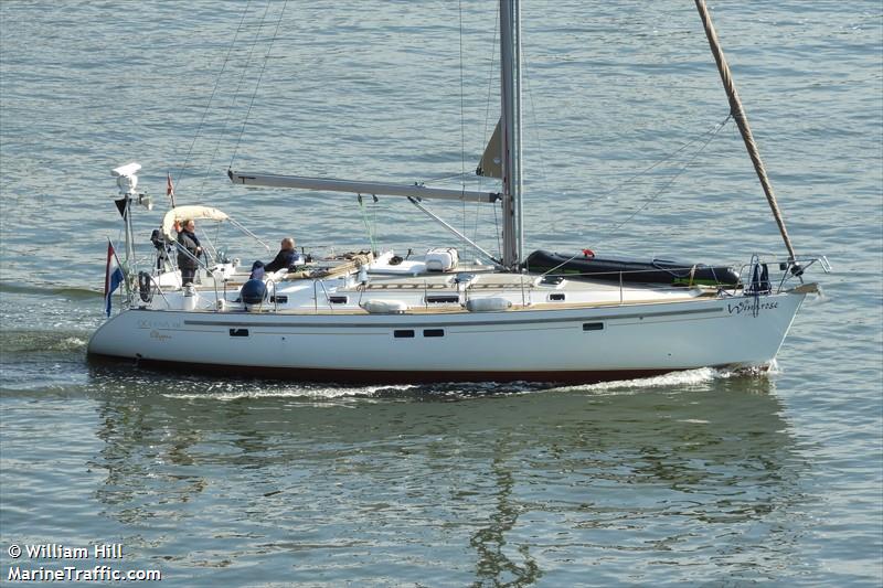 windrose (Sailing vessel) - IMO , MMSI 244770375, Call Sign PH9660 under the flag of Netherlands