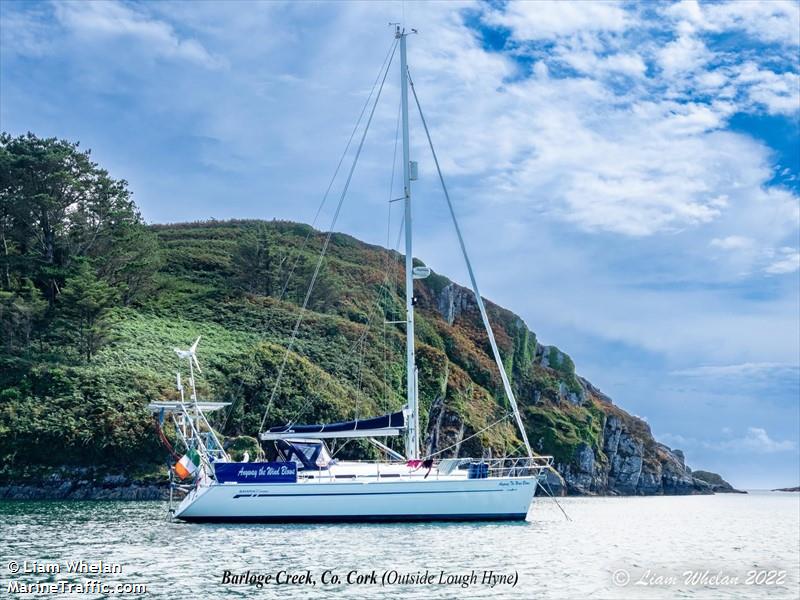 anyway the wind blow (Sailing vessel) - IMO , MMSI 250000454 under the flag of Ireland