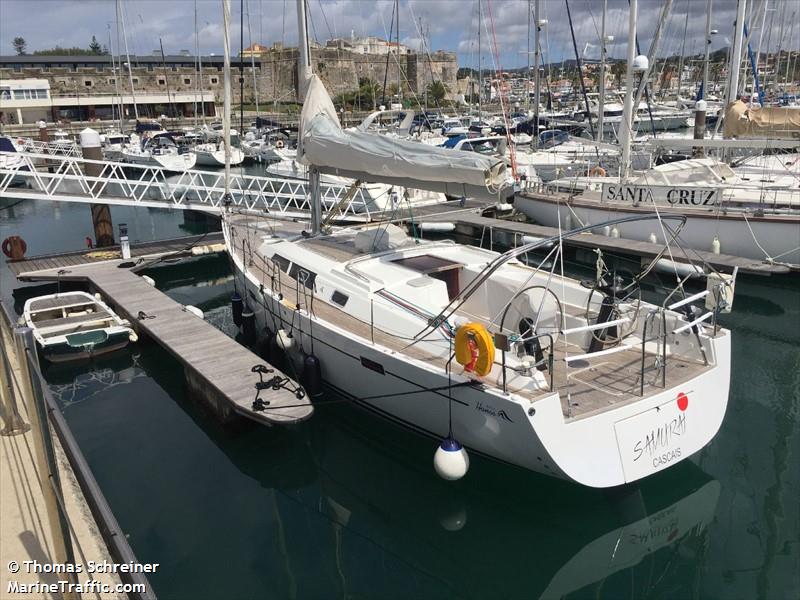 samurai (Sailing vessel) - IMO , MMSI 263959038, Call Sign CRA7383 under the flag of Portugal