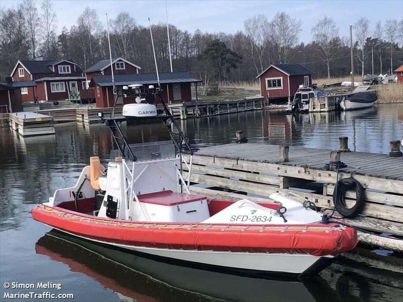 klas e (Other type) - IMO , MMSI 265754210, Call Sign SFD2634 under the flag of Sweden