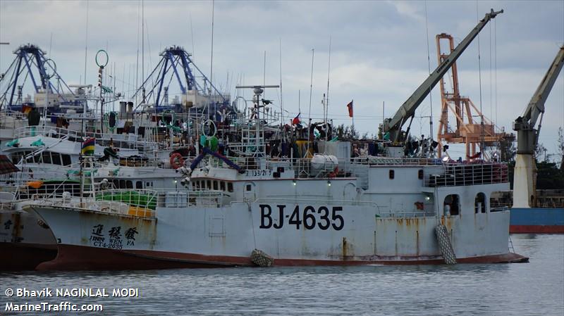 jinn wen fa (Fishing vessel) - IMO , MMSI 416000251 under the flag of Taiwan