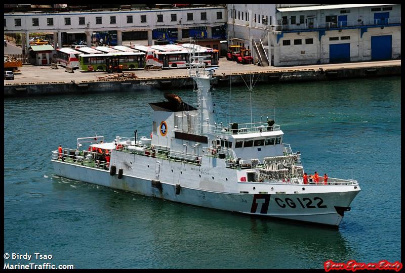 cg120 (Law enforcment) - IMO , MMSI 416078700, Call Sign BR3173 under the flag of Taiwan