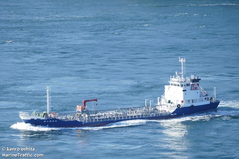 asahimaru no.8 (Tanker) - IMO , MMSI 431015471, Call Sign JD4837 under the flag of Japan