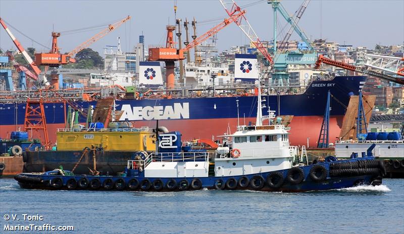 101 ko ryo (Tug) - IMO , MMSI 440119180, Call Sign DSDZ6 under the flag of Korea