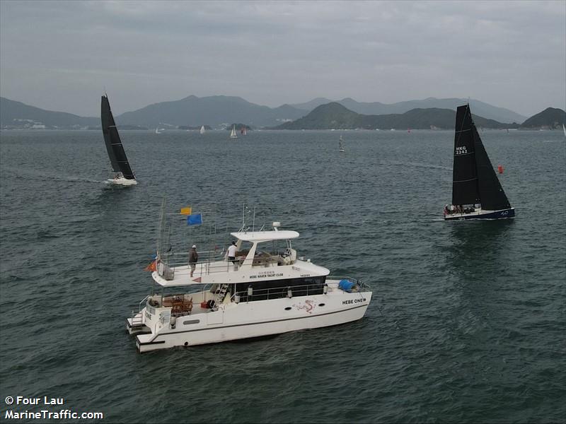 hebe one (Pleasure craft) - IMO , MMSI 477991532 under the flag of Hong Kong