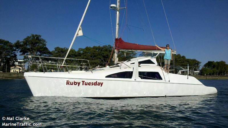 ruby tuesday (Sailing vessel) - IMO , MMSI 503017750, Call Sign AFF355N under the flag of Australia