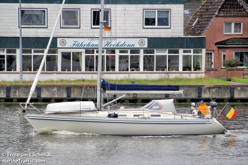 banzai (Sailing vessel) - IMO , MMSI 205596330, Call Sign OP5963 under the flag of Belgium