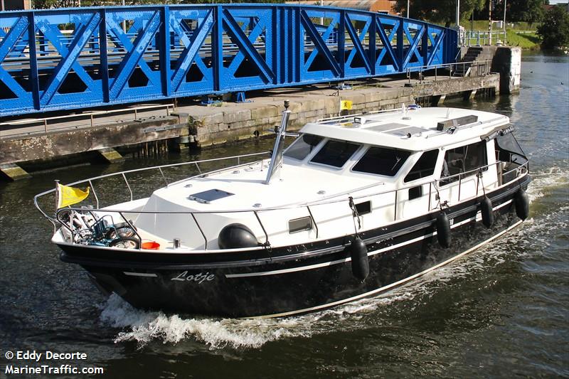 lotje (Pleasure craft) - IMO , MMSI 205627110, Call Sign OR6271 under the flag of Belgium