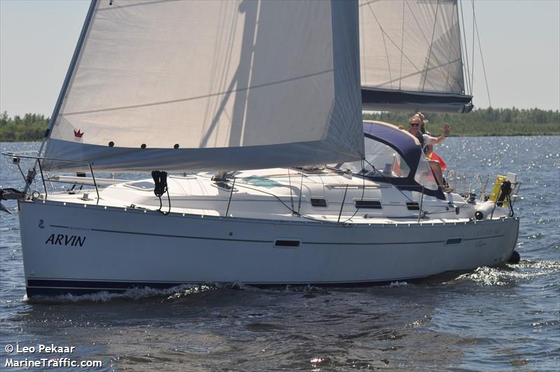 arvin (Sailing vessel) - IMO , MMSI 205894710, Call Sign OR8947 under the flag of Belgium
