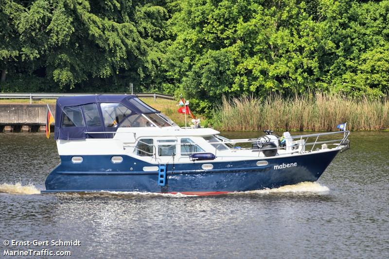 mabene (Pleasure craft) - IMO , MMSI 211122010, Call Sign DD2448 under the flag of Germany
