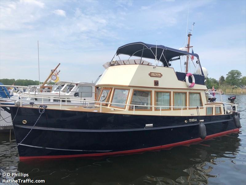 la paloma (Pleasure craft) - IMO , MMSI 211446970, Call Sign DC3132 under the flag of Germany
