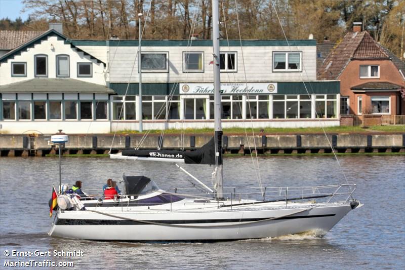 hansa (Sailing vessel) - IMO , MMSI 211523810, Call Sign DA2422 under the flag of Germany