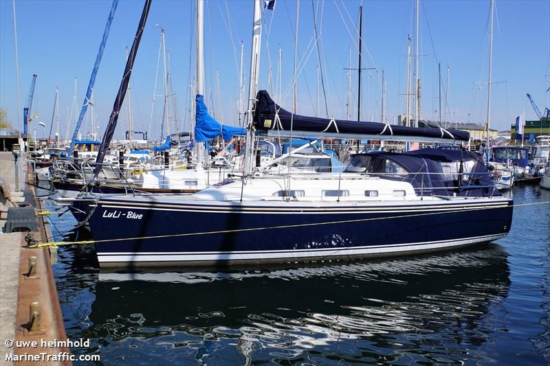 luli-blue (Sailing vessel) - IMO , MMSI 211684320, Call Sign DA2209 under the flag of Germany