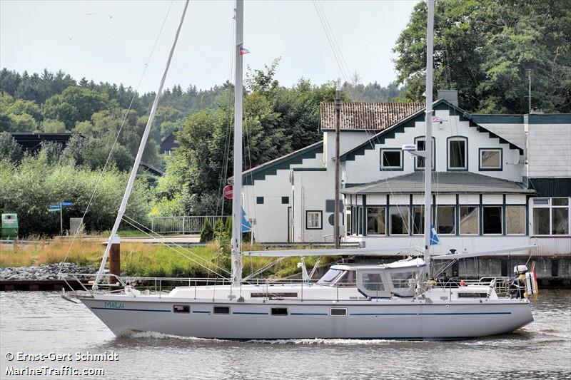malu (Sailing vessel) - IMO , MMSI 211733940, Call Sign DKIP2 under the flag of Germany