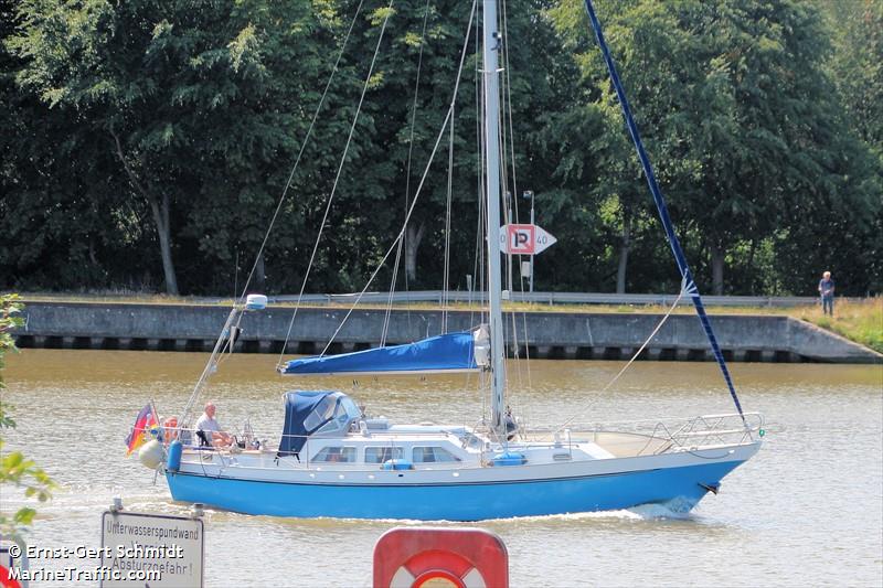meerle (Sailing vessel) - IMO , MMSI 211760380, Call Sign DJ9479 under the flag of Germany