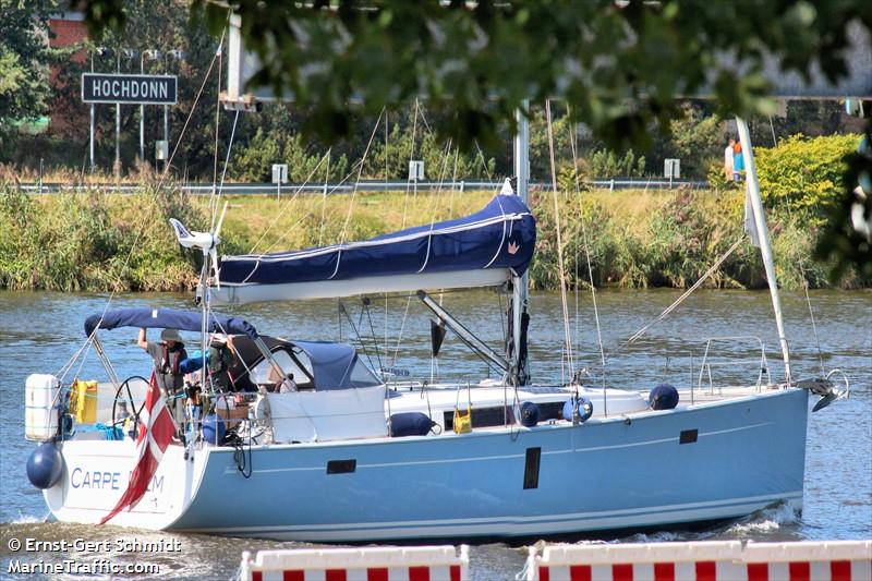 carpe diem (Sailing vessel) - IMO , MMSI 219026381, Call Sign XPH5090 under the flag of Denmark
