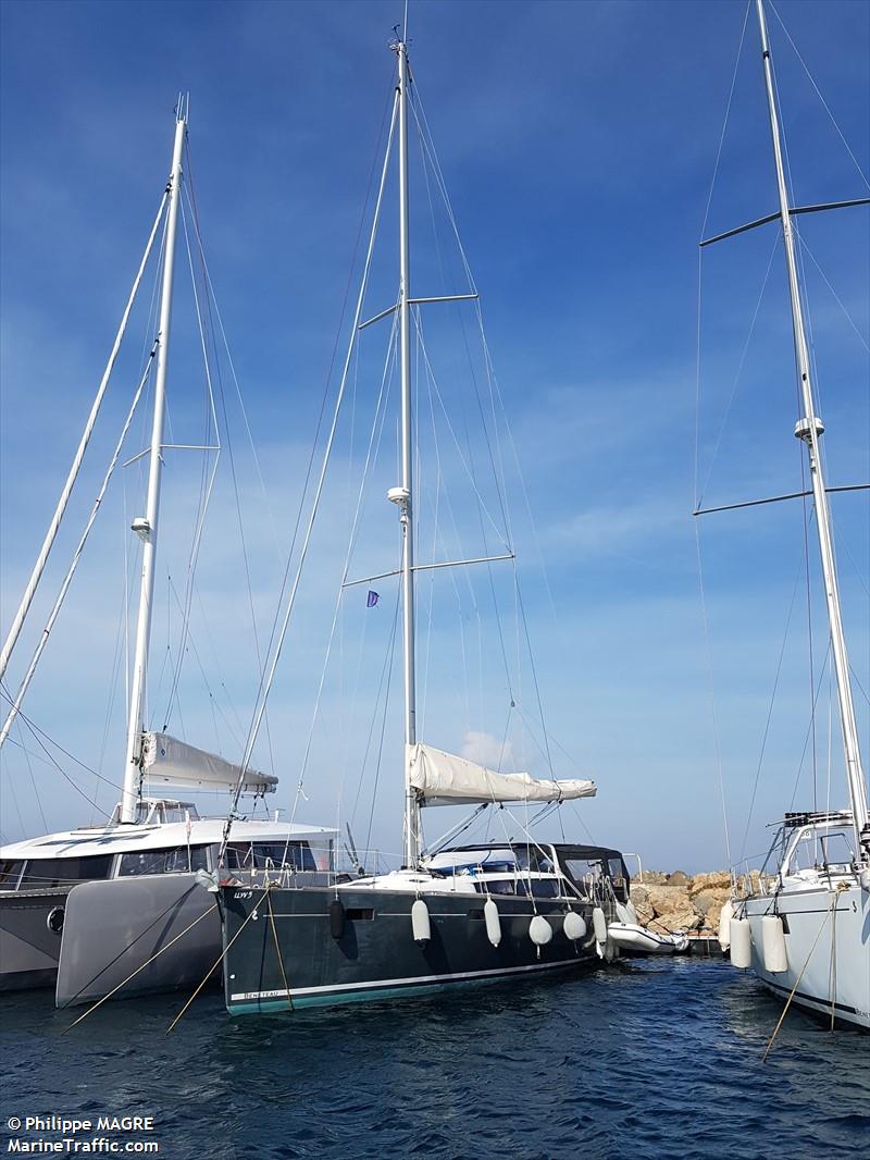 llyv 5 (Sailing vessel) - IMO , MMSI 227182820, Call Sign FAB2421 under the flag of France