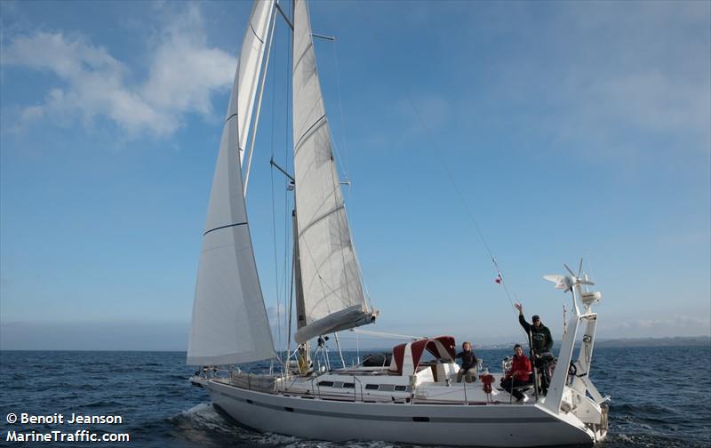 brizhilli (Sailing vessel) - IMO , MMSI 227568180, Call Sign FGD5265 under the flag of France