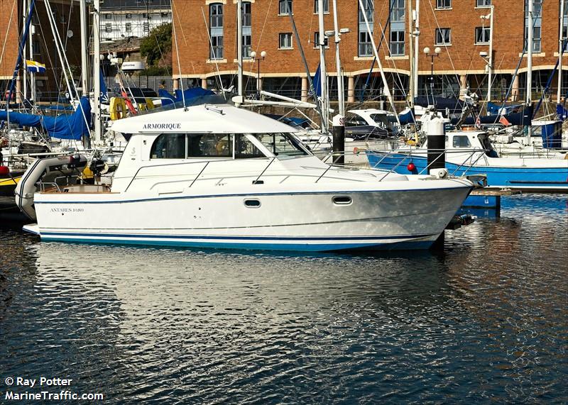 armorique (Pleasure craft) - IMO , MMSI 232012199, Call Sign MCDE3 under the flag of United Kingdom (UK)