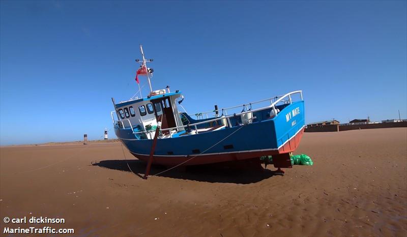 my mate (Pleasure craft) - IMO , MMSI 232026080 under the flag of United Kingdom (UK)