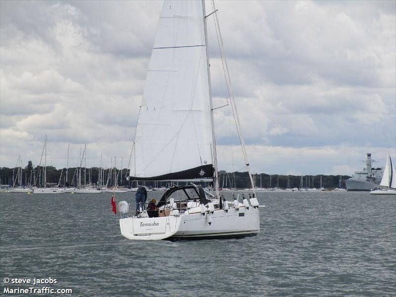 tanusha (Pleasure craft) - IMO , MMSI 232028468, Call Sign MHPP2 under the flag of United Kingdom (UK)