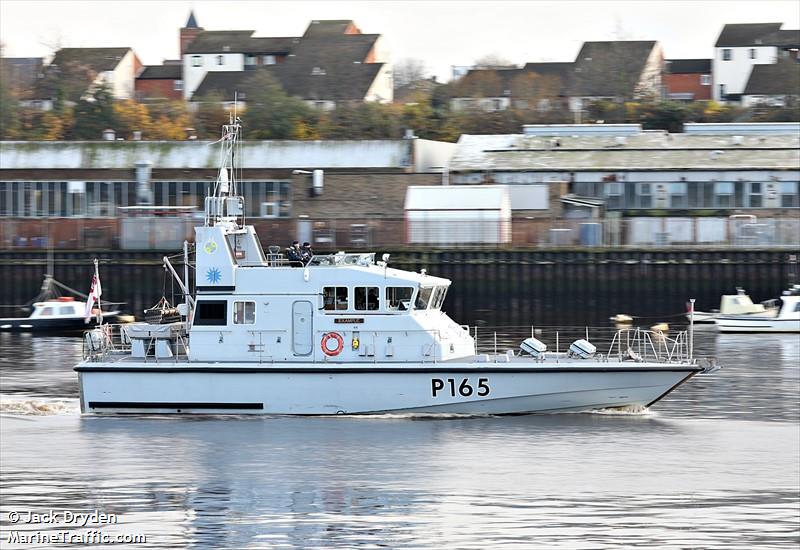 hms example (Military ops) - IMO , MMSI 235009890, Call Sign GABA under the flag of United Kingdom (UK)