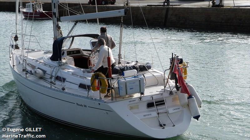 akvavit (Sailing vessel) - IMO , MMSI 235011901, Call Sign MBCZ3 under the flag of United Kingdom (UK)