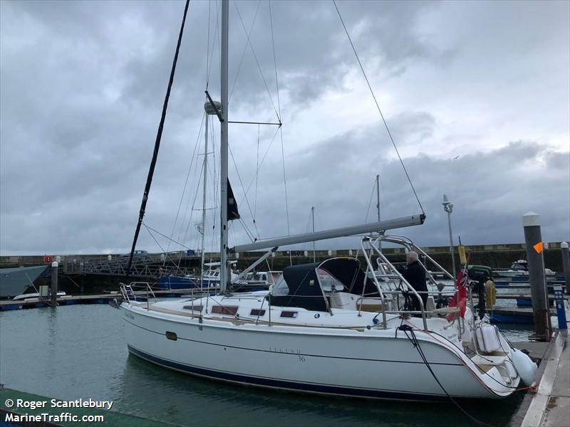 ocean glider (Sailing vessel) - IMO , MMSI 235026643, Call Sign MHYY6 under the flag of United Kingdom (UK)