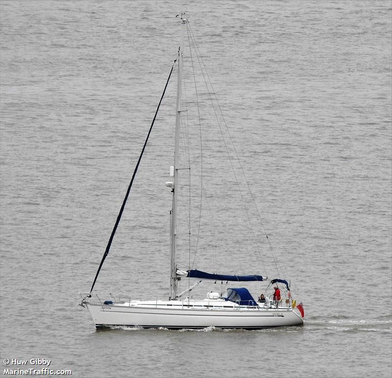 aurora (Sailing vessel) - IMO , MMSI 235032359, Call Sign MLCE2 under the flag of United Kingdom (UK)