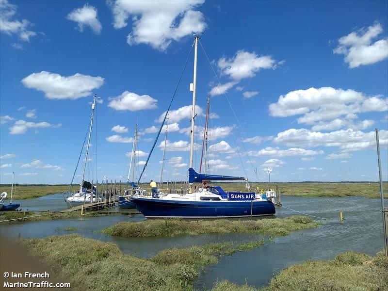 sun and air (Sailing vessel) - IMO , MMSI 235051649, Call Sign 2LBC under the flag of United Kingdom (UK)