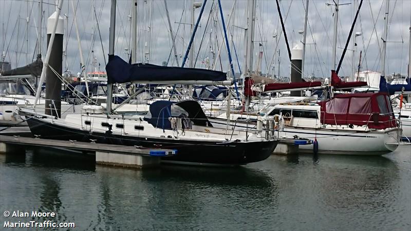 bluebird (Sailing vessel) - IMO , MMSI 235052184, Call Sign MQAP2 under the flag of United Kingdom (UK)