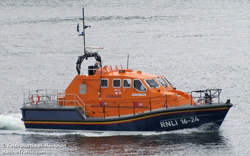 rnli lifeboat 16-24 (SAR) - IMO , MMSI 235069216, Call Sign 2BTM8 under the flag of United Kingdom (UK)