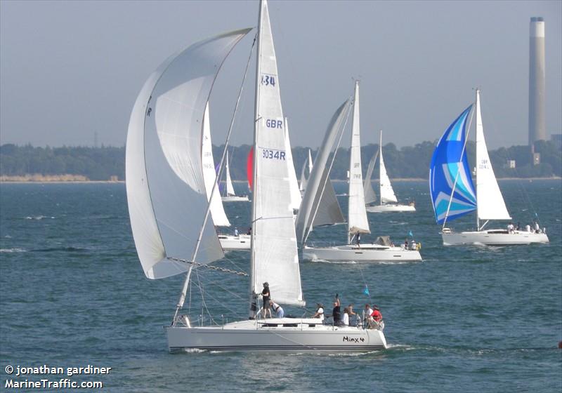 minx 4 (Sailing vessel) - IMO , MMSI 235069331, Call Sign 2BTY8 under the flag of United Kingdom (UK)