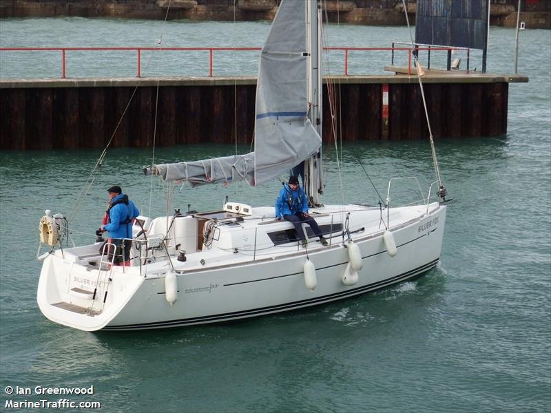 silver fox (Pleasure craft) - IMO , MMSI 235077526, Call Sign 2DBK3 under the flag of United Kingdom (UK)