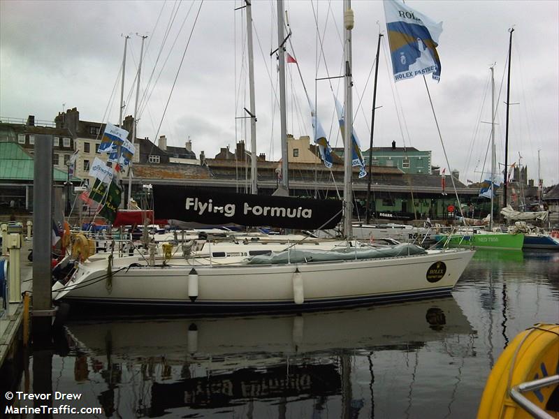 flying formula (Sailing vessel) - IMO , MMSI 235086019, Call Sign MYMS7 under the flag of United Kingdom (UK)