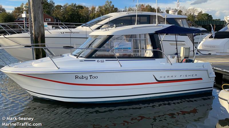 ruby too (Pleasure craft) - IMO , MMSI 235105104, Call Sign 2HNM2 under the flag of United Kingdom (UK)