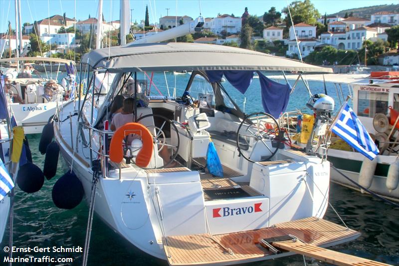 bravo (Sailing vessel) - IMO , MMSI 240039900, Call Sign SVA7799 under the flag of Greece