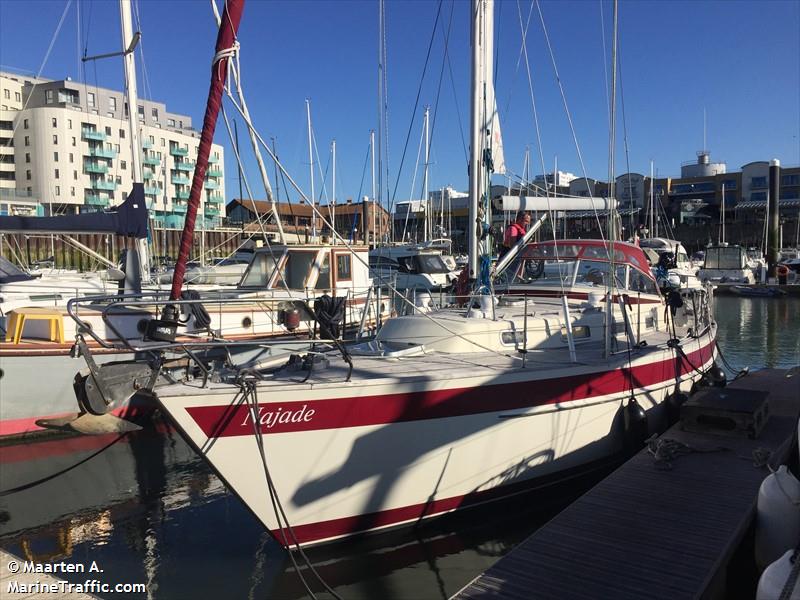 najade (Pleasure craft) - IMO , MMSI 244010585, Call Sign PD9684 under the flag of Netherlands