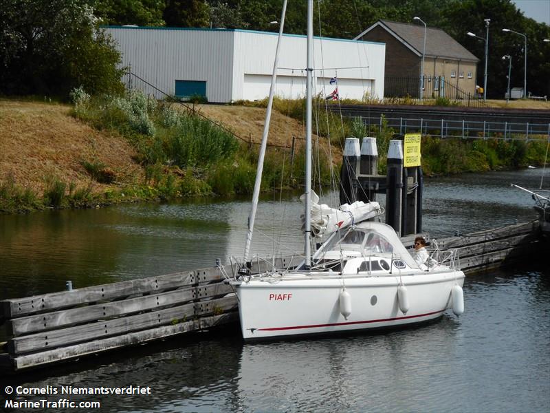 piaff (Sailing vessel) - IMO , MMSI 244650529, Call Sign PB 3741 under the flag of Netherlands