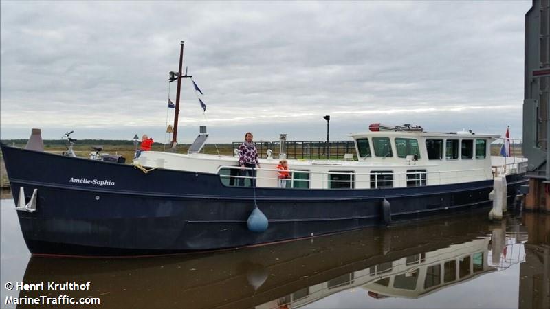 amelie-sophia (Pleasure craft) - IMO , MMSI 244770421, Call Sign PF7065 under the flag of Netherlands