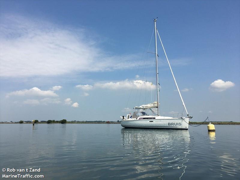 bruis (Sailing vessel) - IMO , MMSI 244820975, Call Sign PG7110 under the flag of Netherlands