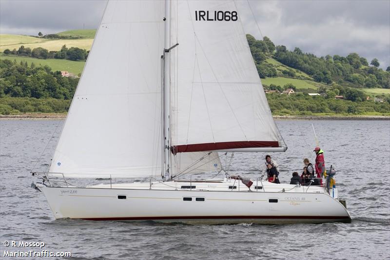 yahtzee (Sailing vessel) - IMO , MMSI 250000398, Call Sign EI7973 under the flag of Ireland